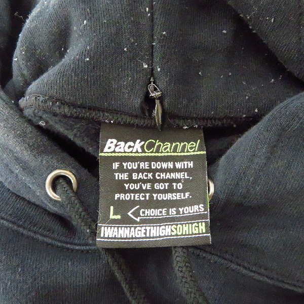 実際に弊社で買取させて頂いたBackChannel/バックチャンネル プルオーバーフーディー Lの画像 2枚目