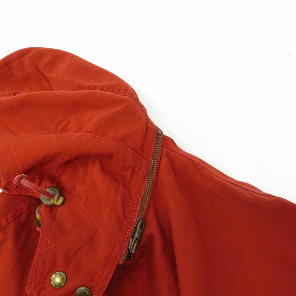 実際に弊社で買取させて頂いたGIORGIO ARMANI/ジョルジオアルマーニ フード付き ナイロンジャケット Size：52の画像 5枚目