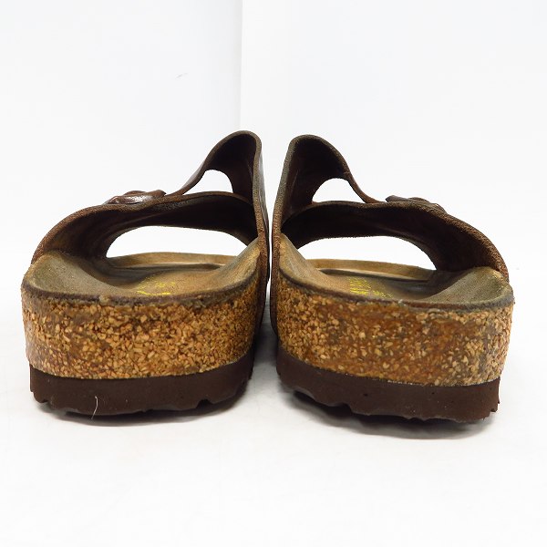 実際に弊社で買取させて頂いたBIRKENSTOCK/ビルケンシュトック レザーサンダル ブラウン系 26.5の画像 1枚目