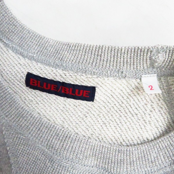 実際に弊社で買取させて頂いたBLUE BLUE/ブルーブルー 半袖 ヘビーウェイト Tシャツ/カットソー ボーダー柄 等 4点セットの画像 2枚目