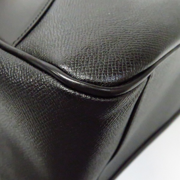 実際に弊社で買取させて頂いたBVLGARI/ブルガリ レザー/ハンドバッグ ブラックの画像 6枚目