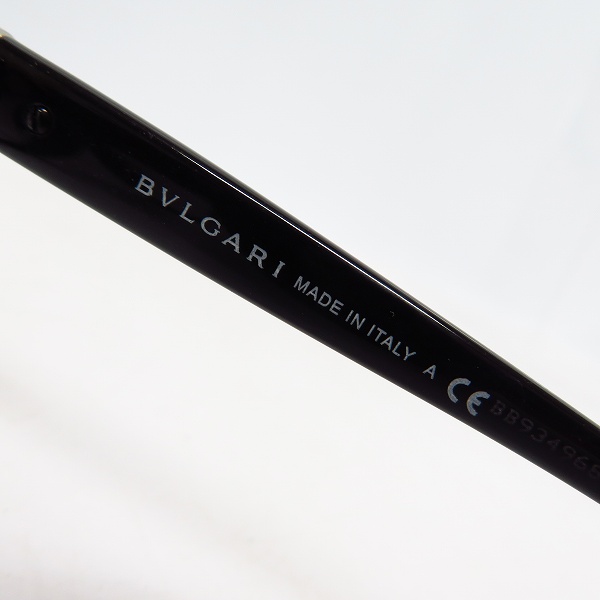 実際に弊社で買取させて頂いたBVLGARI/ブルガリ ウェリントン型 眼鏡/メガネフレーム 4062-B-A 501の画像 4枚目