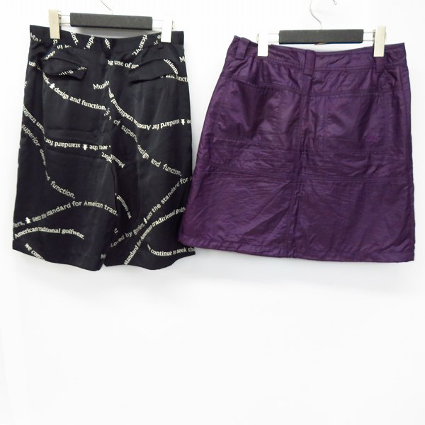 実際に弊社で買取させて頂いたMunsingwear/マンシングウエア BURBERRY GOLF/バーバリーゴルフ ゴルフウェア レディース スカート 11 2点セットの画像 1枚目