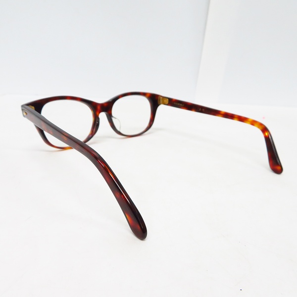 実際に弊社で買取させて頂いた白山眼鏡店/ハクサンガンキョウテン 1975 デミ柄 眼鏡/メガネフレームの画像 1枚目