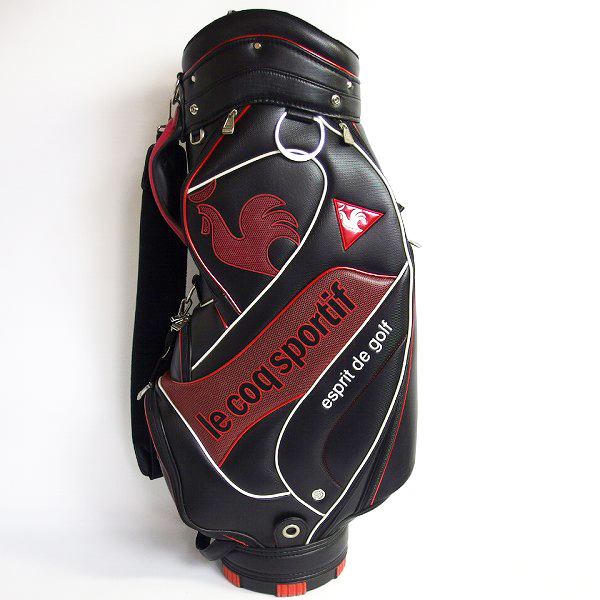 実際に弊社で買取させて頂いたLe coq sportif/ルコックスポルティフ 9型47インチ対応キャディバッグ QQ1164の画像 3枚目