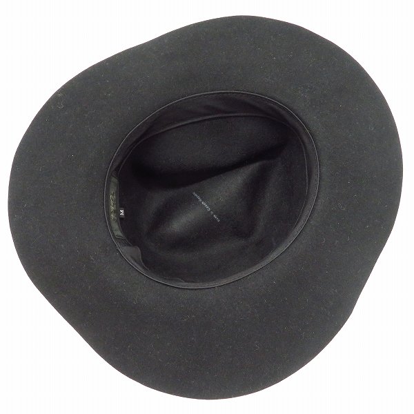 実際に弊社で買取させて頂いたCA4LA/カシラ チェコ共和国製 中折つば広ハット Mの画像 3枚目