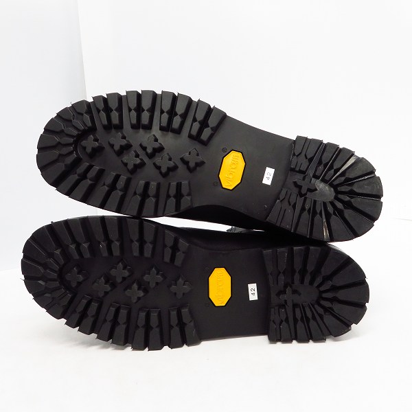 実際に弊社で買取させて頂いた【未使用】Moonage Devilment/ムーンエイジデビルメント フロントZIPレザーロングブーツ mfw-0069/42の画像 2枚目