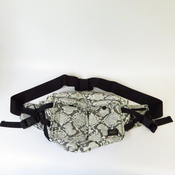 実際に弊社で買取させて頂いたHEAD PORTER/ヘッドポーター パイソン柄 ニューウエストバッグ