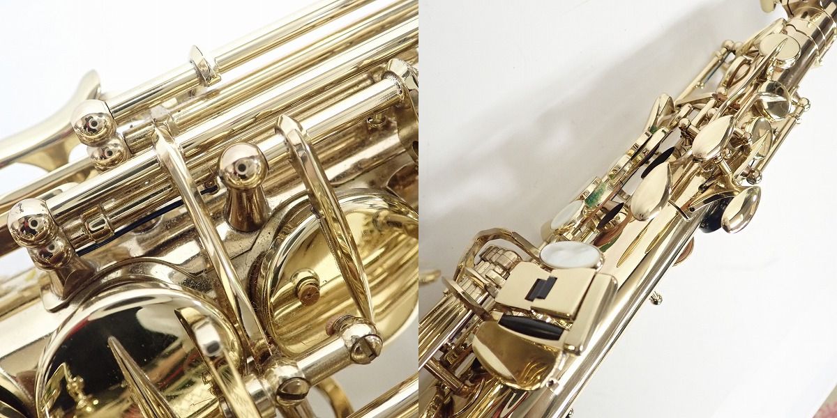 実際に弊社で買取させて頂いた★H.SELMER/セルマー SUPER ACTION 80/スーパーアクション 80 SERIESII アルトサックス ハードケース付の画像 5枚目