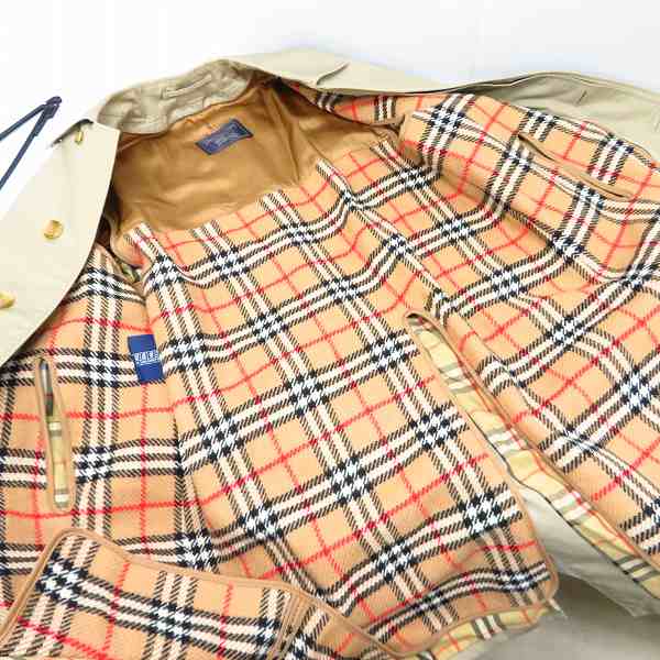 実際に弊社で買取させて頂いたBurberry's/バーバリーズ ノバチェック ライナー付 ステンカラーコートの画像 3枚目