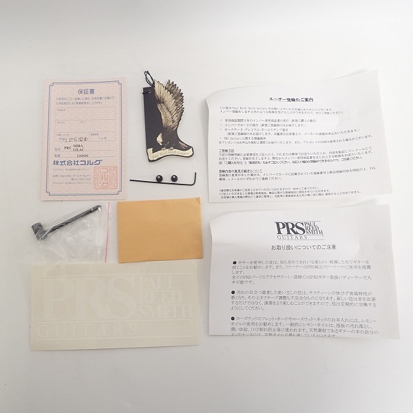 実際に弊社で買取させて頂いた★Paul Reed Smith/PRS/ポールリードスミス Mira Lilac エレキギター 2008年製　ハードケース付の画像 7枚目