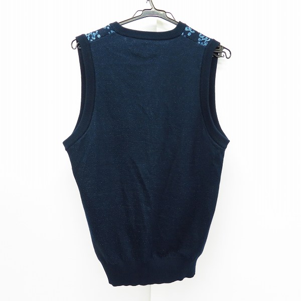 実際に弊社で買取させて頂いたBLUE BLUE/ブルーブルー インディゴ ニット ベスト/3の画像 1枚目