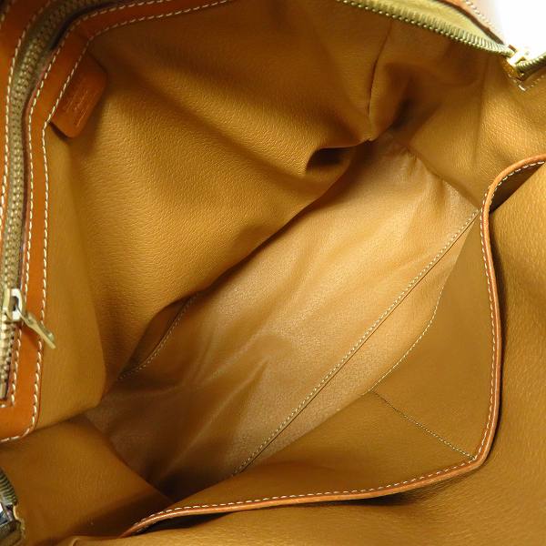 実際に弊社で買取させて頂いたCELINE/セリーヌ マカダム柄 レザーハンドバッグの画像 4枚目