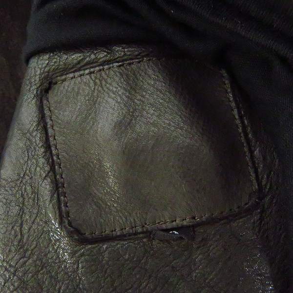 実際に弊社で買取させて頂いたBACKLASH/バックラッシュ ITALY SHOULDER/イタリアンショルダー “GARMENT-DYED” ZIPPER JACKET 1254-22/Ｌの画像 2枚目