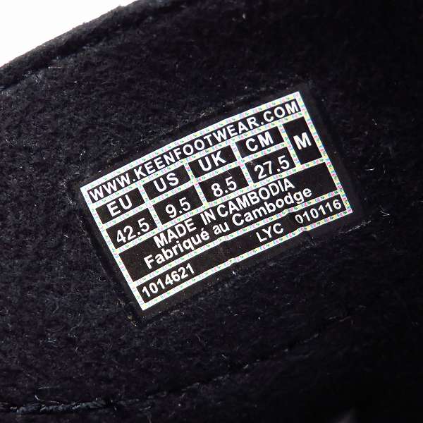 実際に弊社で買取させて頂いたKEEN/キーン UNEEK 8MM/ユニーク メッシュ スニーカー/1014621/27.5の画像 5枚目