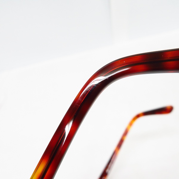 実際に弊社で買取させて頂いた白山眼鏡店/ハクサンガンキョウテン 1975 デミ柄 眼鏡/メガネフレームの画像 7枚目