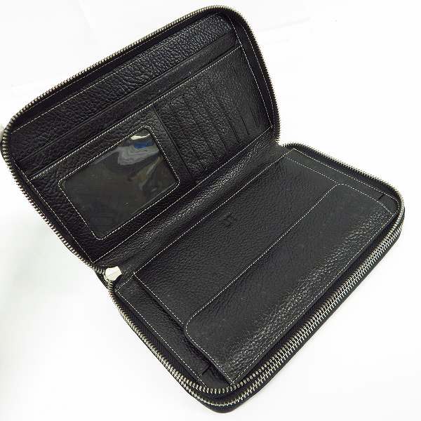 実際に弊社で買取させて頂いたdunhill/ダンヒル オーガナイザー ダブルジップ レザー トラベルケース ウォレットの画像 3枚目