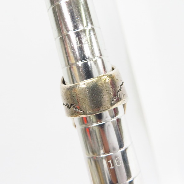 実際に弊社で買取させて頂いたHARAKIRI/ハラキリ スカルリング SV925/14号の画像 7枚目