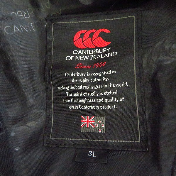 実際に弊社で買取させて頂いた【未使用】CANTERBURY/カンタベリー ダウンコート RA74662/3Lの画像 2枚目