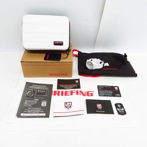 実際に弊社で買取させて頂いたLUMINOX×BRIEFING/ルミノックス×ブリーフィング NAVY SEAL COLORMARK 3050 SERIES Ref.3057 BRIEFING.LTD 腕時計の画像 7枚目
