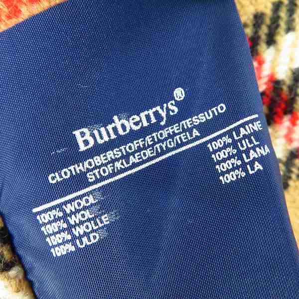実際に弊社で買取させて頂いたBurberry's/バーバリーズ ノバチェック ライナー付 ステンカラーコートの画像 4枚目