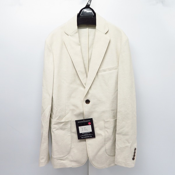 未使用】daboro/ダボロ linen jacket/リネン ジャケット ホワイト 