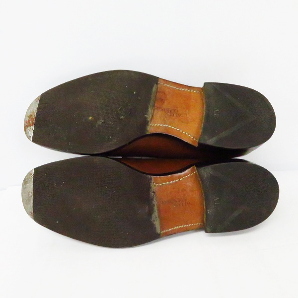 実際に弊社で買取させて頂いたAllen Edmonds/アレンエドモンズ leeds プレーントゥー レザーシューズ 9558 19225/10.5 シューツリー付の画像 2枚目