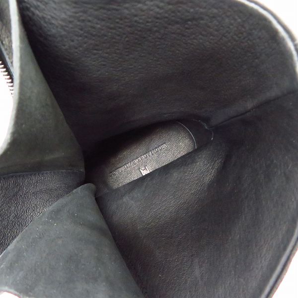 実際に弊社で買取させて頂いた【未使用】Moonage Devilment/ムーンエイジデビルメント フロントZIPレザーロングブーツ mfw-0069/42の画像 4枚目
