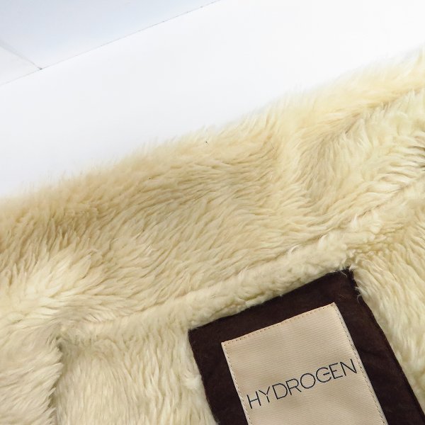 実際に弊社で買取させて頂いたHYDROGEN/ハイドロゲン スカル パッチ/ワッペン 内ボア ジップアップジャケット/ Size：Sの画像 5枚目