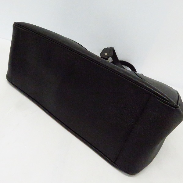 実際に弊社で買取させて頂いたBVLGARI/ブルガリ レザー/ハンドバッグ ブラックの画像 2枚目