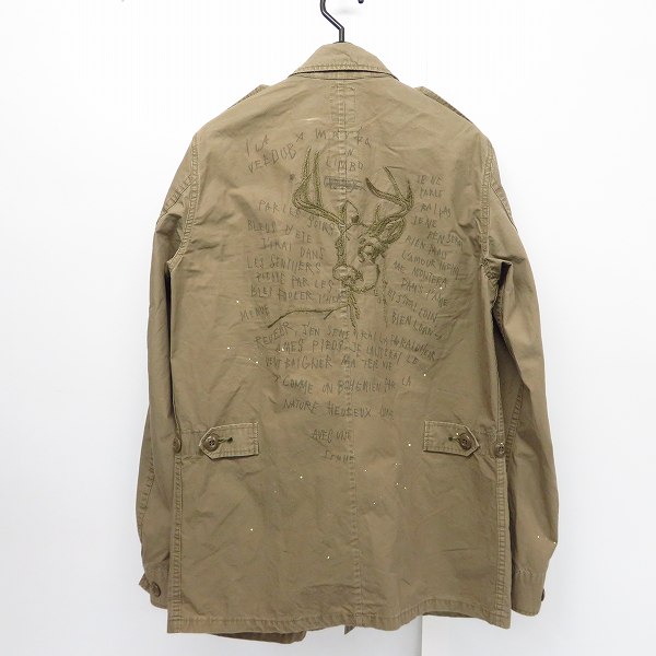実際に弊社で買取させて頂いたila VEE DUB/アイラ ビー marka ミリタリージャケット 刺繍 2の画像 1枚目