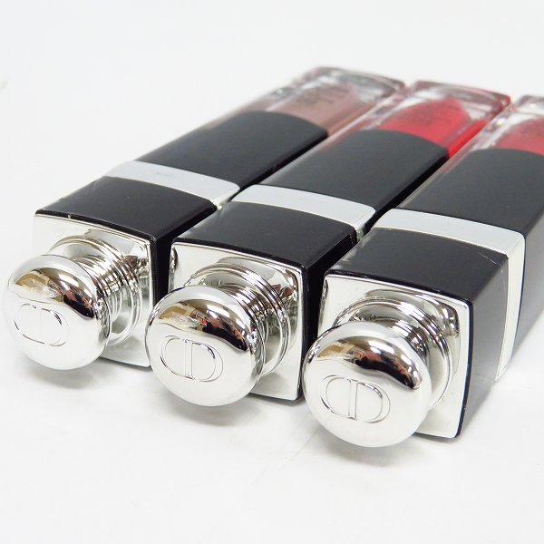 実際に弊社で買取させて頂いたChristian Dior/クリスチャンディオール アディクト ラッカー プランプ 107/658/758 3点セットの画像 1枚目
