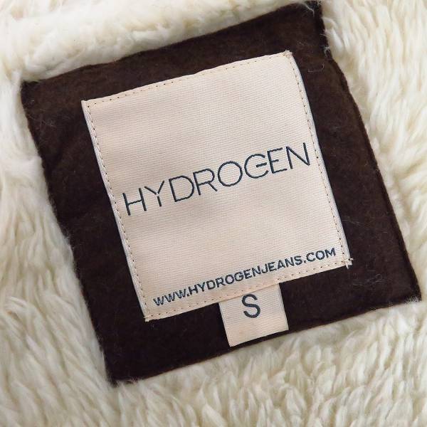 実際に弊社で買取させて頂いたHYDROGEN/ハイドロゲン スカル パッチ/ワッペン 内ボア ジップアップジャケット/ Size：Sの画像 3枚目