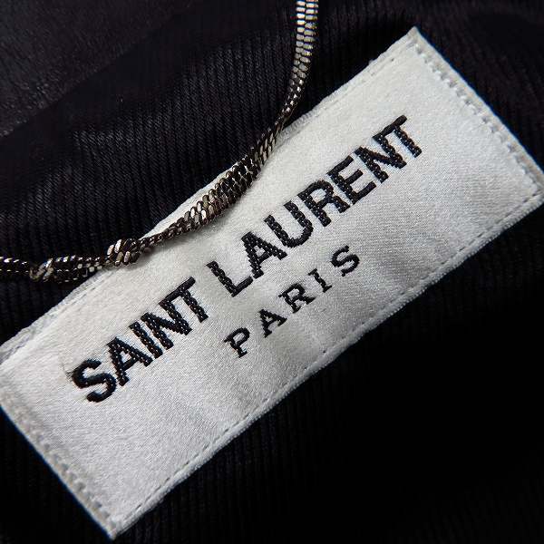 実際に弊社で買取させて頂いた【JPタグ】Saint Laurent Paris/サンローランパリ 16SS 牛革/カウレザー ダブルライダース ジャケット 397292 Y5YH1/44の画像 3枚目
