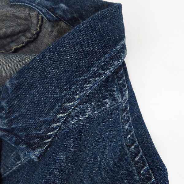 実際に弊社で買取させて頂いたuniform experiment/ユニフォームエクスペリメント 19AW DAMAGED SHOP COAT UE-192042/2の画像 5枚目