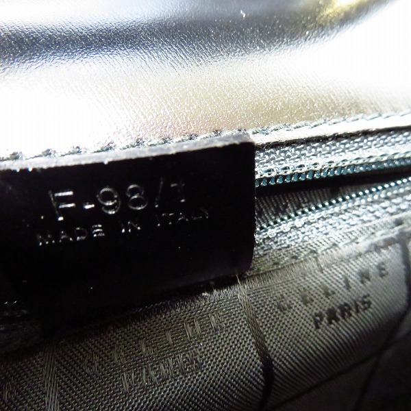 実際に弊社で買取させて頂いたCELINE/セリーヌ ヴィンテージ/ビンテージ ガンチーニ Wフラップ ハンドバッグの画像 7枚目