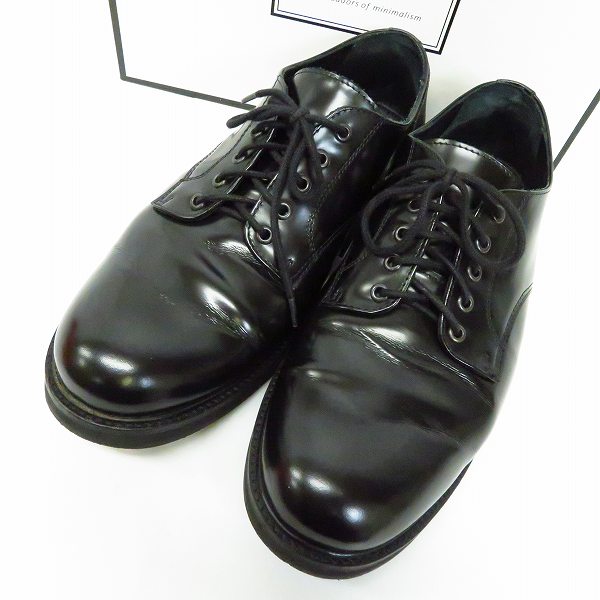 実際に弊社で買取させて頂いたuniform experiment×Amb/ユニフォームエクスペリメント×エーエムビー 18SS プレーントゥシューズ UE-180121/43