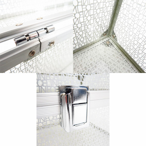 実際に弊社で買取させて頂いたCELINE/セリーヌ メイクボックス クリア ブランドロゴ コンパクトミラー付き の画像 3枚目