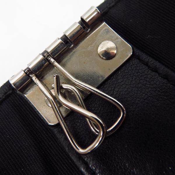 実際に弊社で買取させて頂いたJIMMY CHOO/ジミーチュウ レザー スタースタッズ レザーキーケースの画像 5枚目