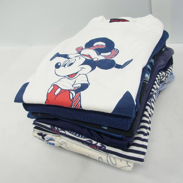 実際に弊社で買取させて頂いた【おまとめ10点↑】BLUE BLUE/ブルーブルー ディズニー/クイックシルバー他コラボ Tシャツ/カットソー等
