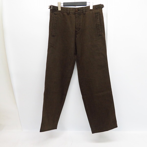 実際に弊社で買取させて頂いたHUGO BOSS/ヒューゴボス STOKERS ZIPフライ パンツ ブラウン系 Size：44