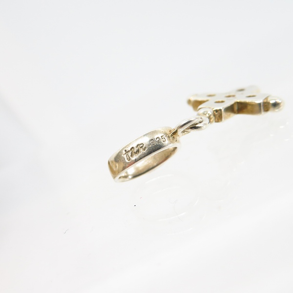 実際に弊社で買取させて頂いた【ギャラ付】LoreeRodkin/ローリーロドキン スモールビーズ ラウンドストーン クロス ペンダント/トップ P203-886の画像 4枚目