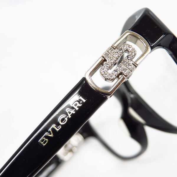 実際に弊社で買取させて頂いたBVLGARI/ブルガリ ウェリントン型 眼鏡/メガネフレーム 4062-B-A 501の画像 6枚目