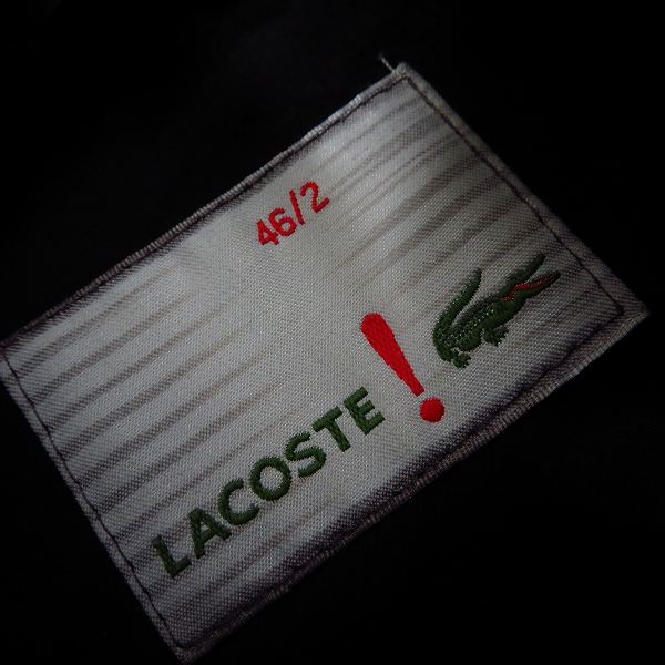 実際に弊社で買取させて頂いたLACOSTE/ラコステ MA-1 ブルゾン ビッグロゴ BH5703 46/2の画像 2枚目