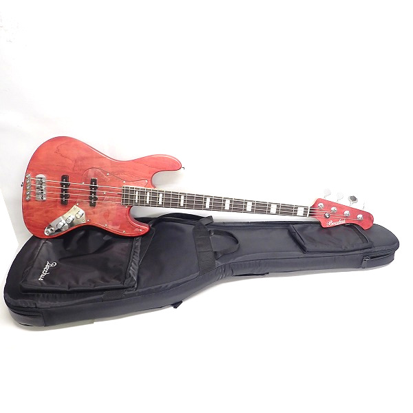 実際に弊社で買取させて頂いた★Bacchus/バッカス HANDMADE ジャズベースタイプ エレキベース made by Aska ギグケース付き