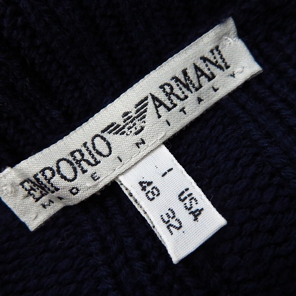 実際に弊社で買取させて頂いたEMPORIO ARMANI/エンポリオアルマーニ ウール プルオーバー ニット 48の画像 2枚目