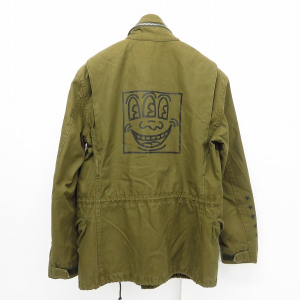 実際に弊社で買取させて頂いたuniform experiment/ユニフォームエクスペリメント KEITH HARING M-65 フィールドジャケット/2の画像 1枚目