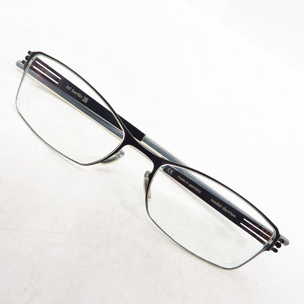 実際に弊社で買取させて頂いたic! berlin/アイシーベルリン damien メガネ/眼鏡/アイウェア 度入り