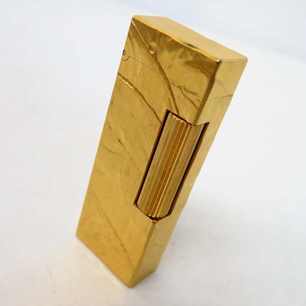 実際に弊社で買取させて頂いたdunhill/ダンヒル D.J 刻印 ゴールド ライター の画像 4枚目