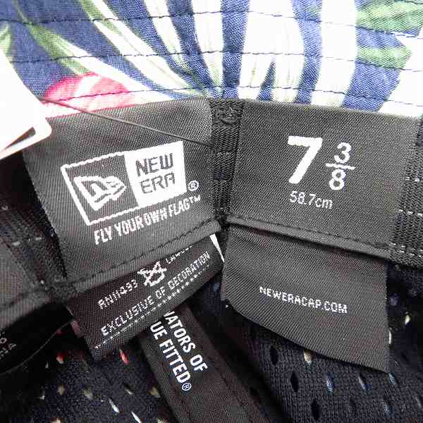 実際に弊社で買取させて頂いた【未使用】UE×NEW ERA/ユニフォームエクスペリメント×ニューエラ STAR FLOWER EXPLORER HAT/ハット UE-140108の画像 4枚目